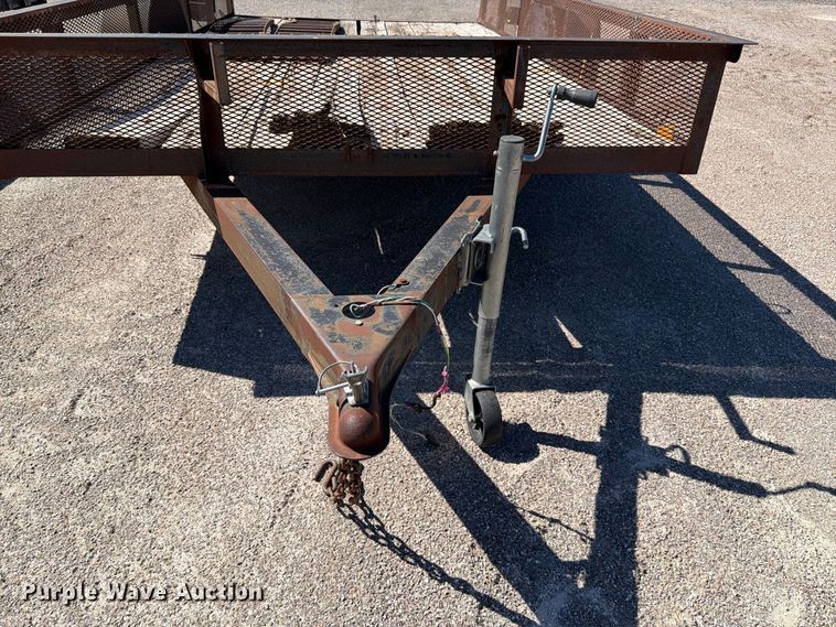 image for item EW7501 Shop Built utility trailer