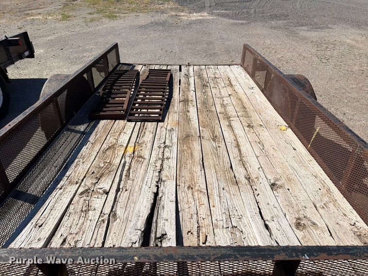 image for item EW7501 Shop Built utility trailer