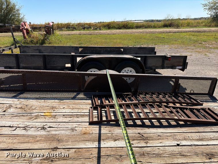 image for item EW7501 Shop Built utility trailer