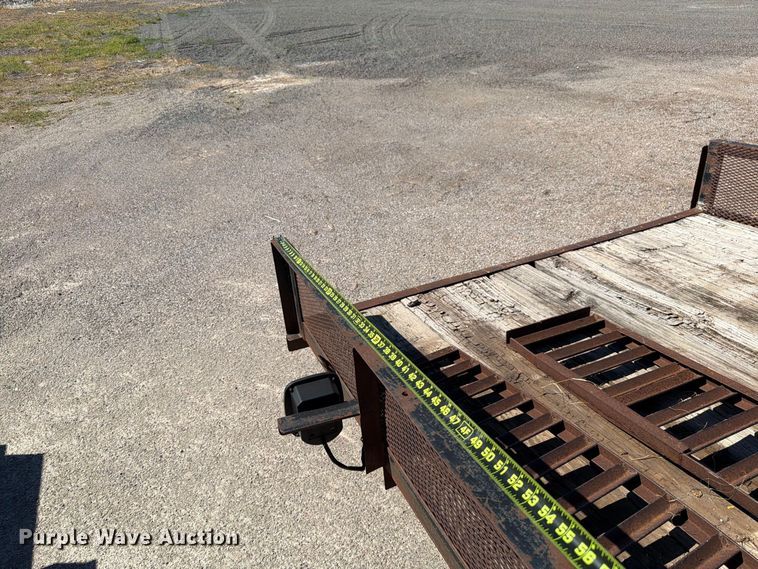 image for item EW7501 Shop Built utility trailer