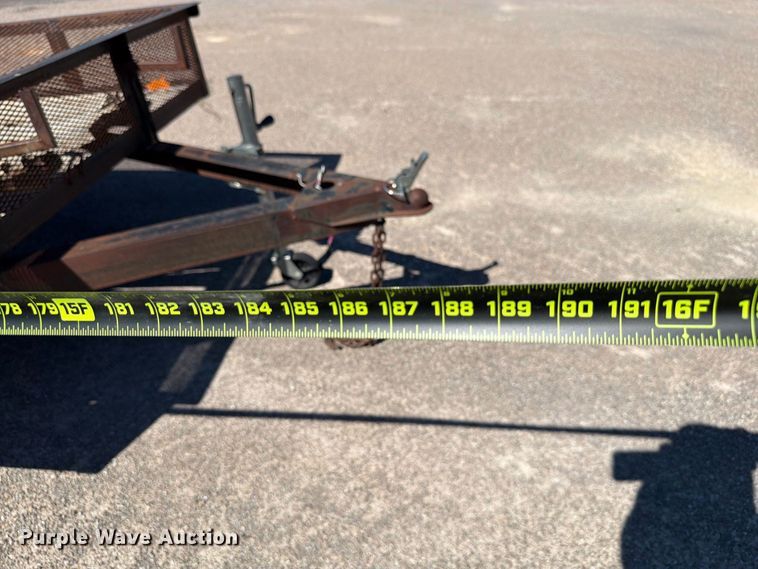 image for item EW7501 Shop Built utility trailer