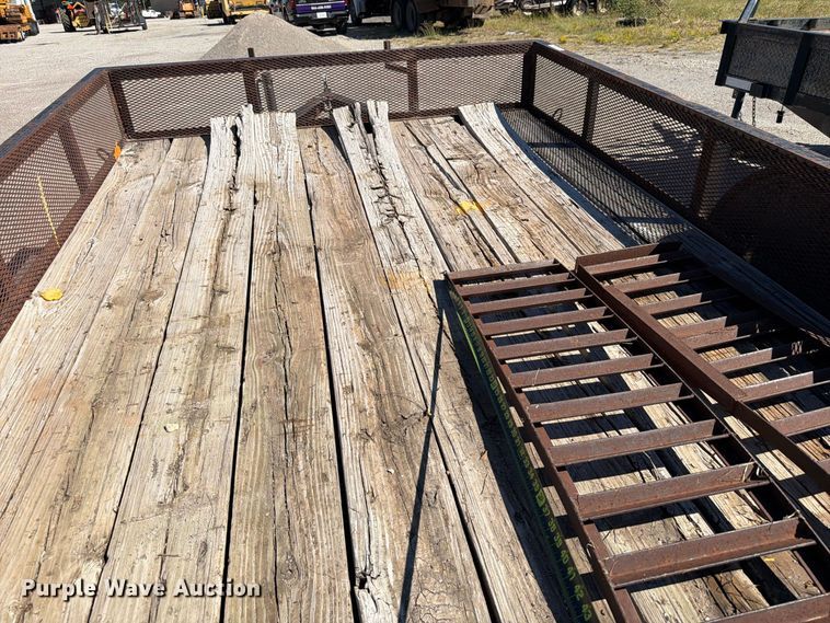 image for item EW7501 Shop Built utility trailer