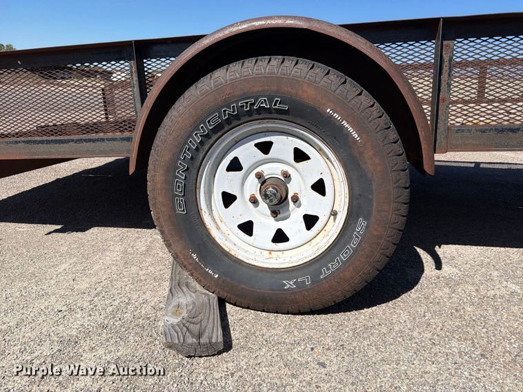 image for item EW7501 Shop Built utility trailer