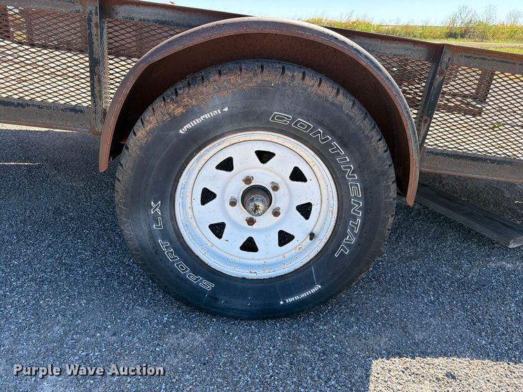 image for item EW7501 Shop Built utility trailer
