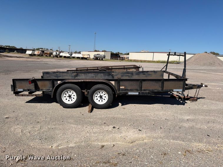 image for item EW7502 Shop Built utility trailer