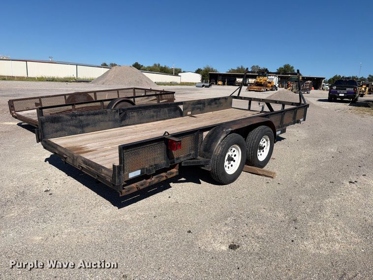 image for item EW7502 Shop Built utility trailer