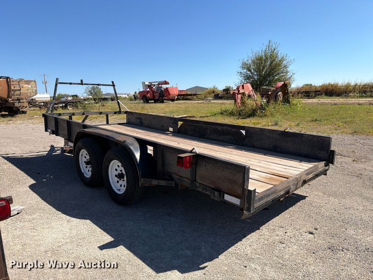 image for item EW7502 Shop Built utility trailer