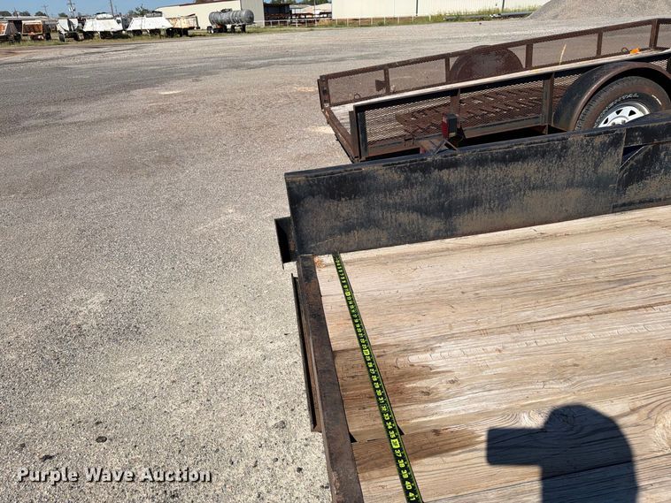image for item EW7502 Shop Built utility trailer