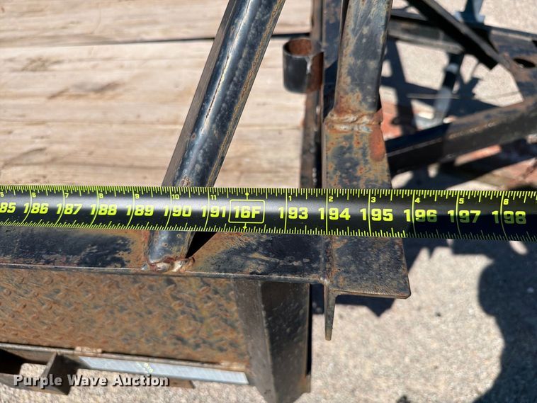 image for item EW7502 Shop Built utility trailer