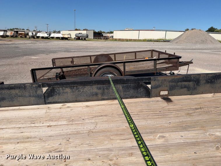 image for item EW7502 Shop Built utility trailer