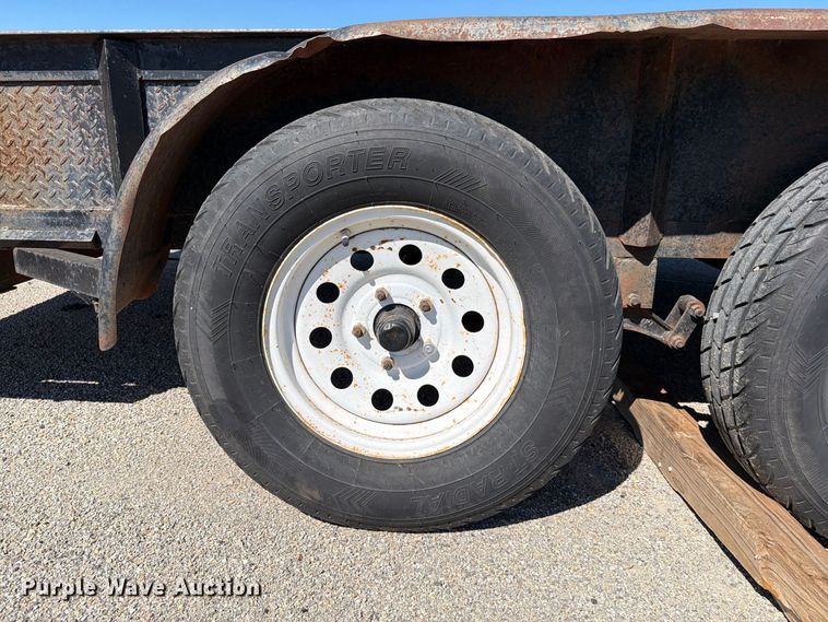 image for item EW7502 Shop Built utility trailer