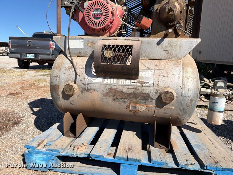 image for item EW7512 (2) Industrial Air machine gas powered air compressors