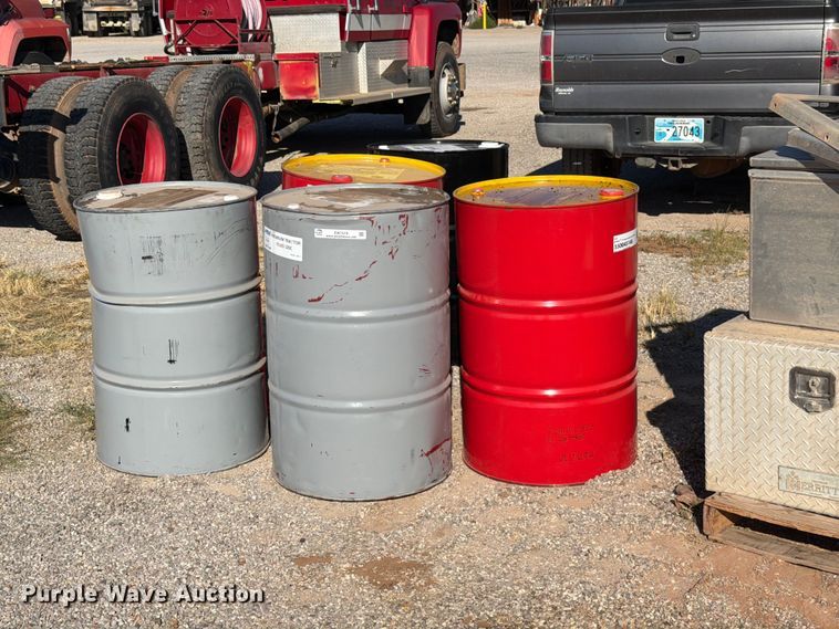 image for item EW7519 (5) 55 gallon barrels