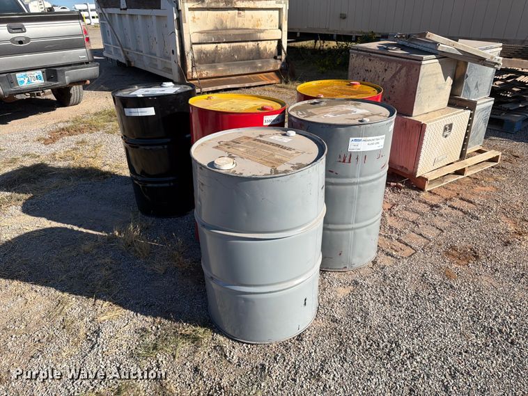 image for item EW7519 (5) 55 gallon barrels