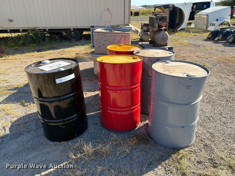 image for item EW7519 (5) 55 gallon barrels
