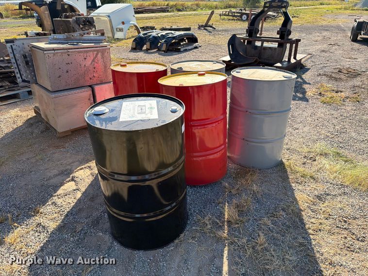 image for item EW7519 (5) 55 gallon barrels