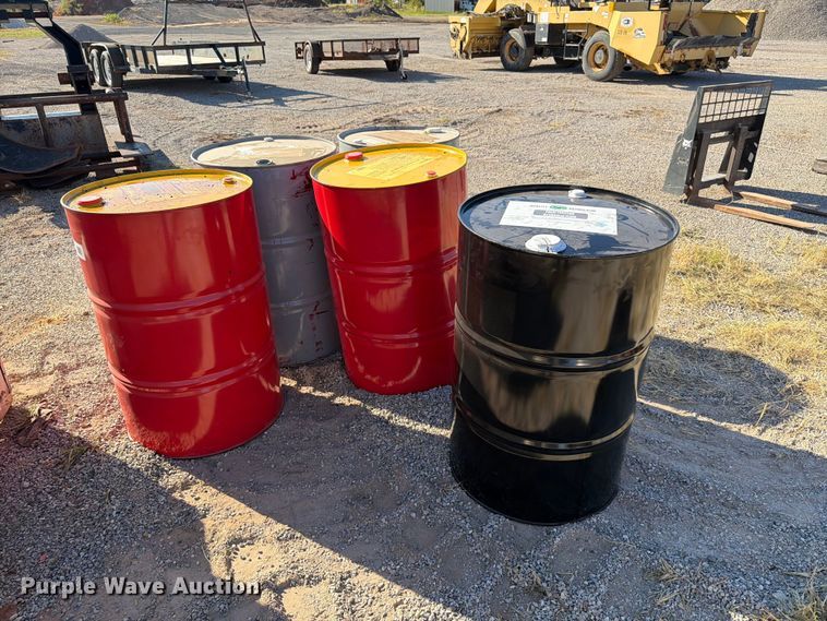 image for item EW7519 (5) 55 gallon barrels