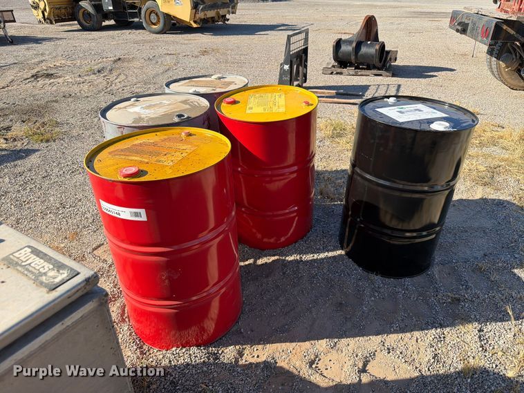 image for item EW7519 (5) 55 gallon barrels