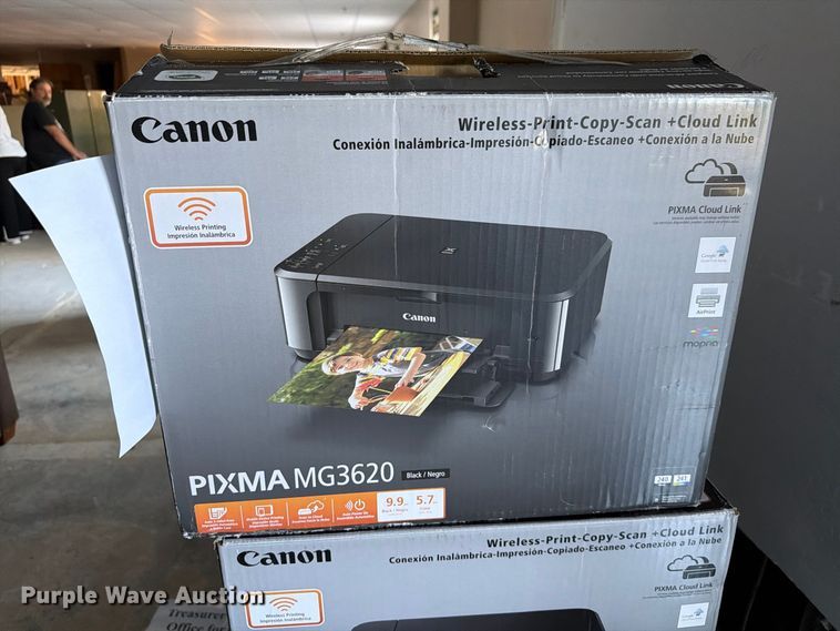 image for item EW7533 (8) Canon PiXMA MG3620 printers