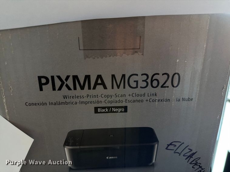 image for item EW7533 (8) Canon PiXMA MG3620 printers