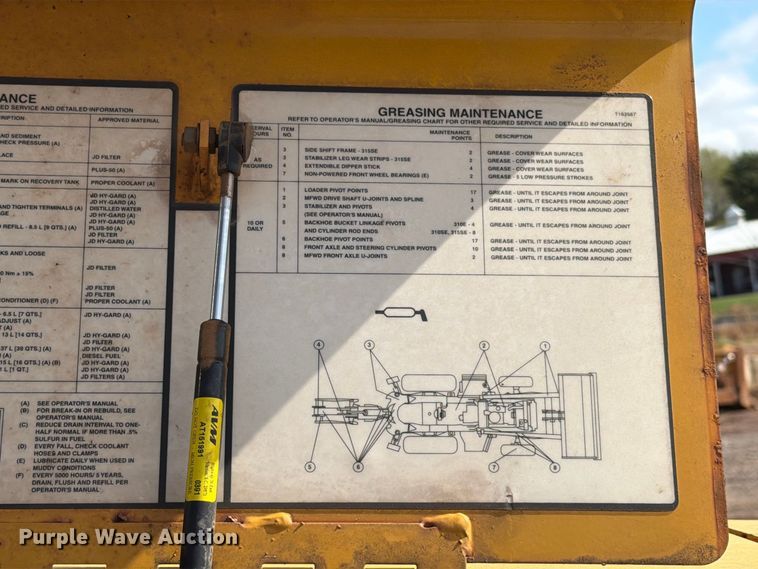 image for item EW7540 1998 John Deere 310SE backhoe