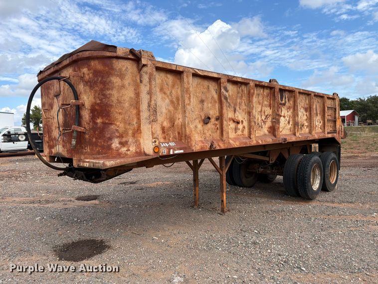 image for item EW7541 1990 Hibilt 24-24-HI-DP end dump trailer
