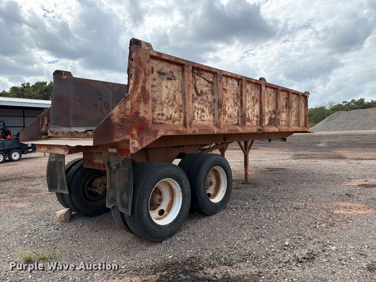 image for item EW7541 1990 Hibilt 24-24-HI-DP end dump trailer