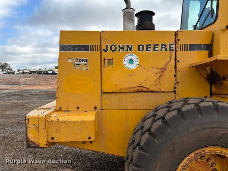 image for item EW7542 1990 John Deere 624E wheel loader