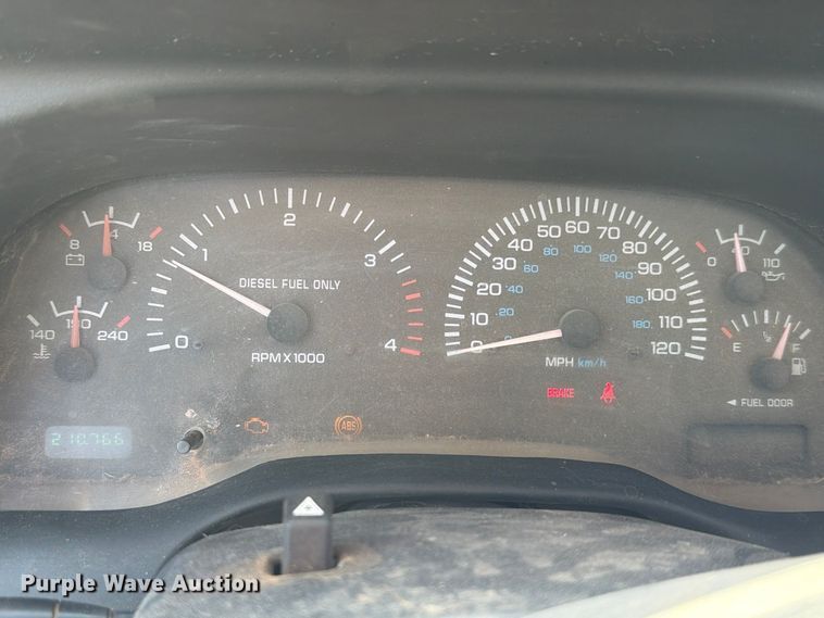 image for item EW7584 2002 Dodge Ram 3500 flatbed truck