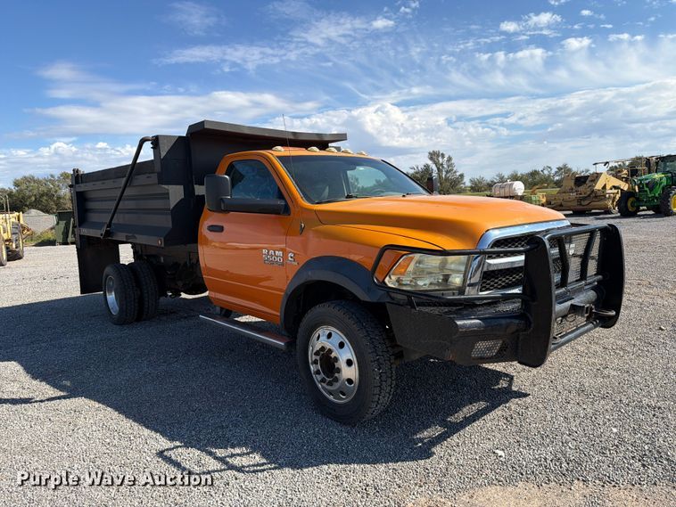image for item EW7585 2014 RAM 5500 dump truck