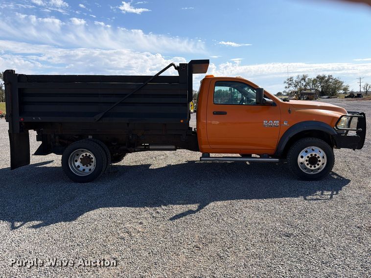 image for item EW7585 2014 RAM 5500 dump truck