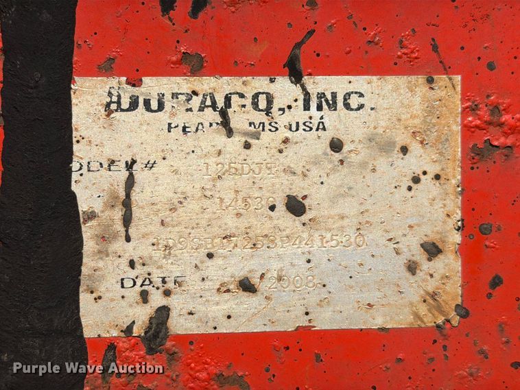 image for item EW7587 2008 Duraco 125DJT pothole patcher