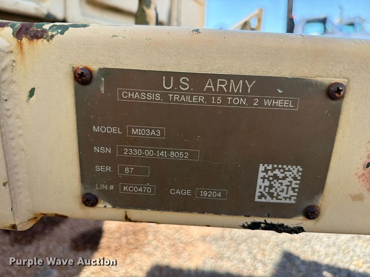 image for item EW7592 Utility trailer