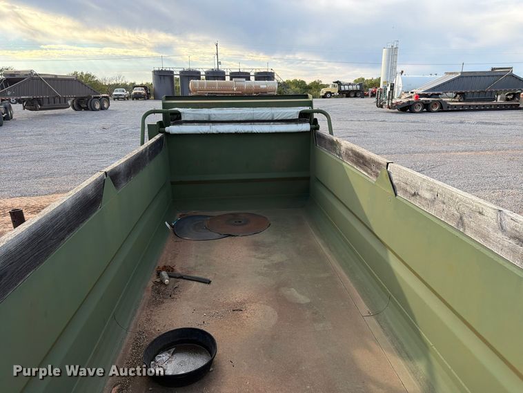 image for item EW7602 2002 Crysteel Mfg. XM6 hook lift dump bed