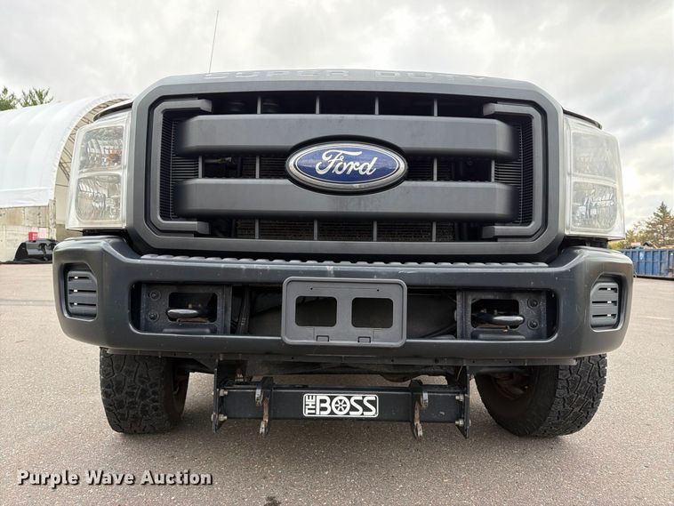 image for item EX1070 2011 Ford F250 Super Duty flatbed pickup truck