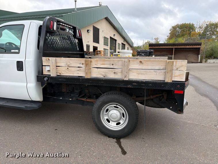 image for item EX1070 2011 Ford F250 Super Duty flatbed pickup truck