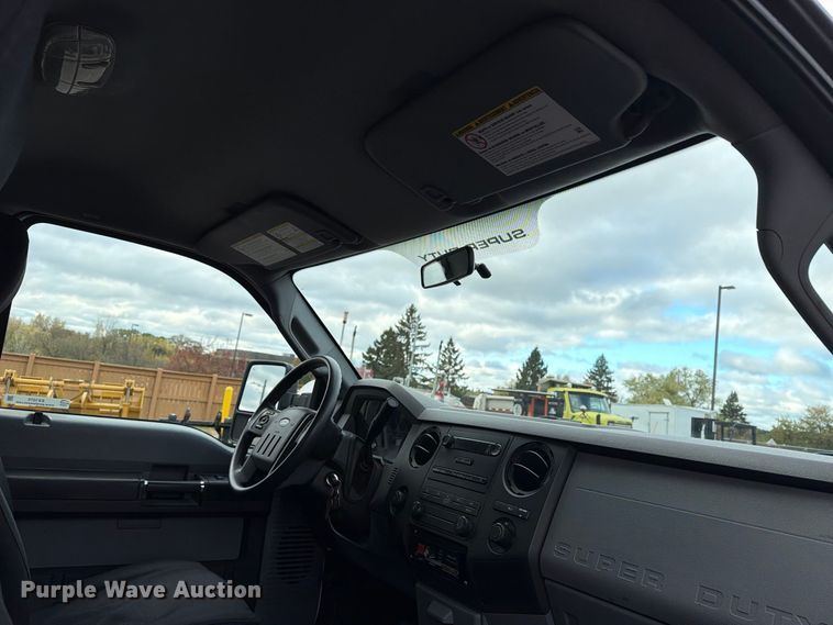 image for item EX1070 2011 Ford F250 Super Duty flatbed pickup truck