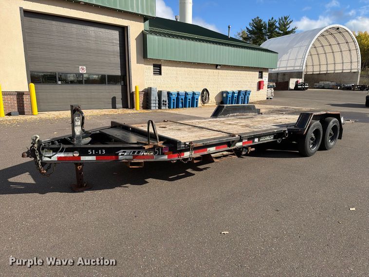 image for item EX1071 2014 Felling tilt deck equipment trailer