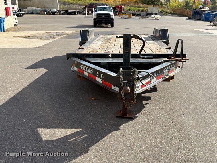 image for item EX1071 2014 Felling tilt deck equipment trailer