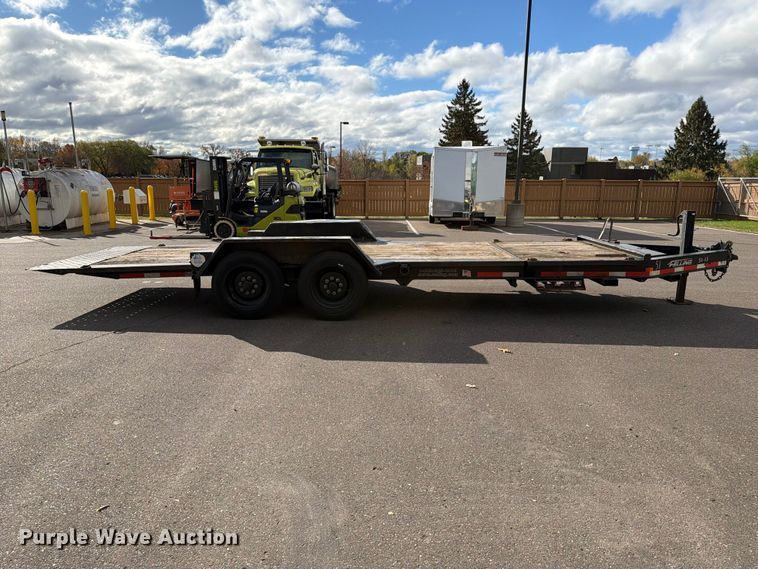image for item EX1071 2014 Felling tilt deck equipment trailer