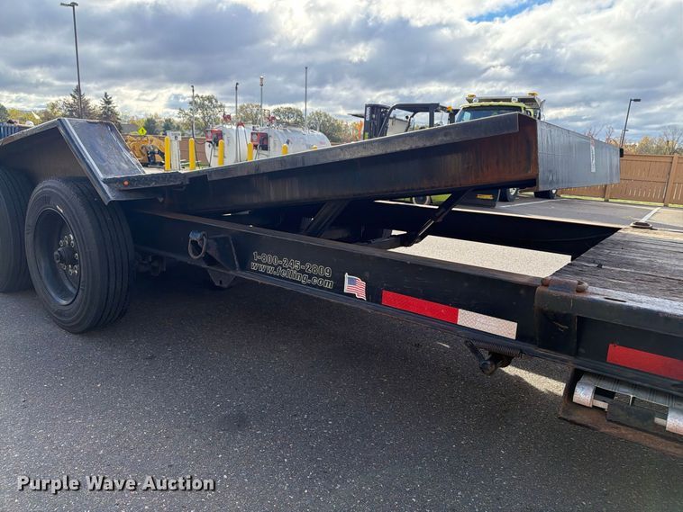 image for item EX1071 2014 Felling tilt deck equipment trailer