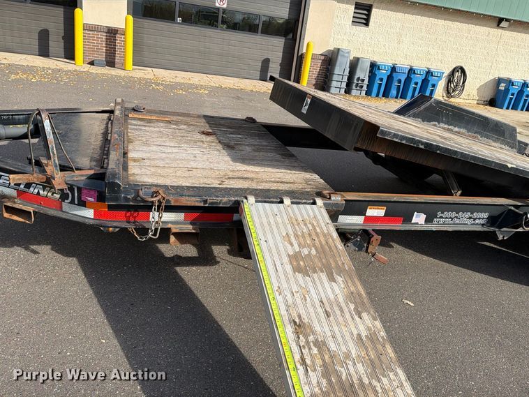 image for item EX1071 2014 Felling tilt deck equipment trailer