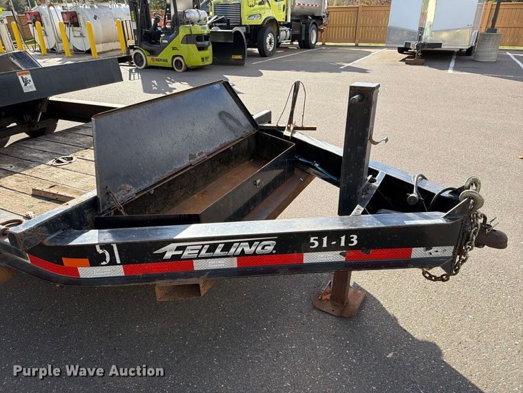 image for item EX1071 2014 Felling tilt deck equipment trailer