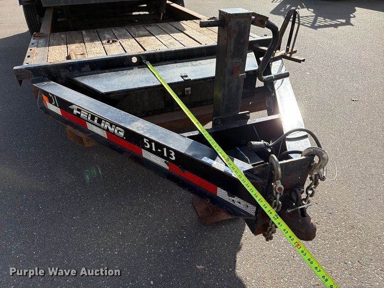 image for item EX1071 2014 Felling tilt deck equipment trailer