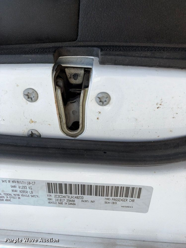 image for item EX1523 2018 Dodge Charger Police 