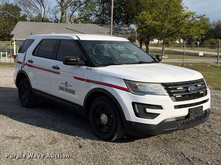 image for item EX1525 2016 Ford Explorer Police 