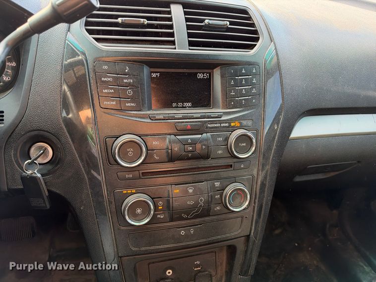 image for item EX1525 2016 Ford Explorer Police 