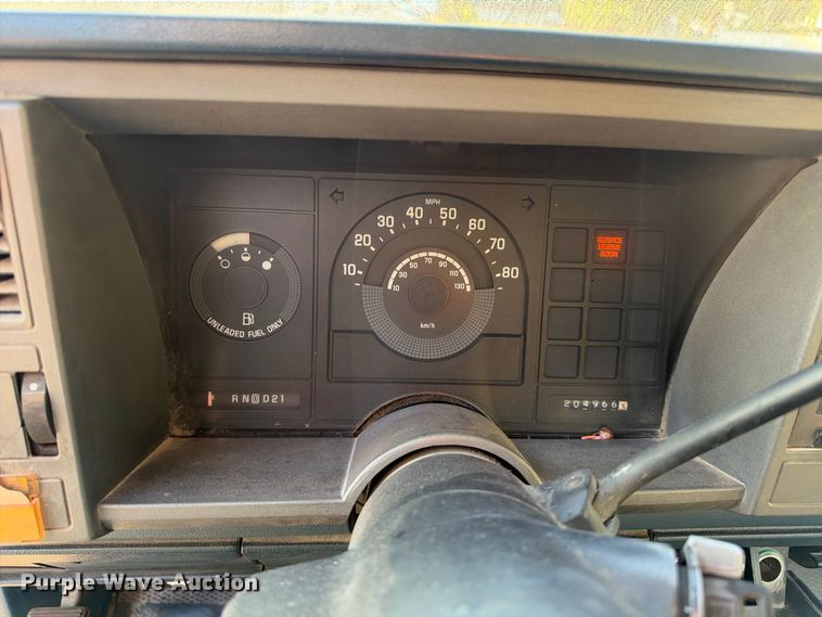image for item EX2442 1989 Chevrolet C3500 pickup truck