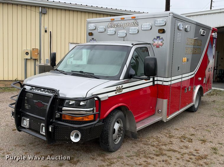 image for item EX2460 2012 Chevrolet Express G4500 ambulance