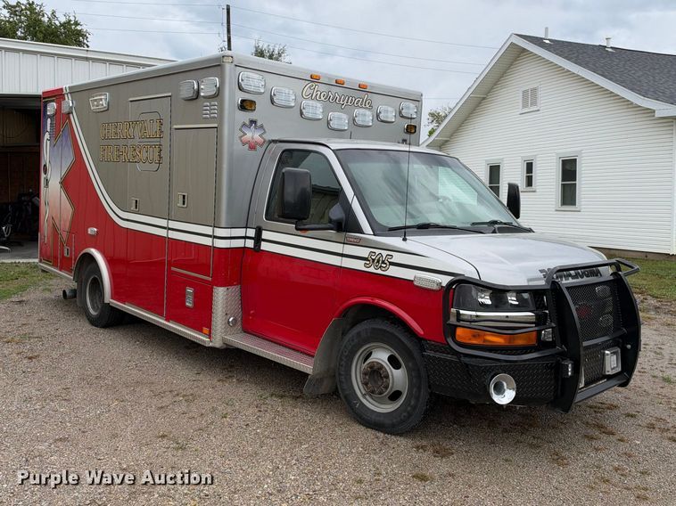 image for item EX2460 2012 Chevrolet Express G4500 ambulance
